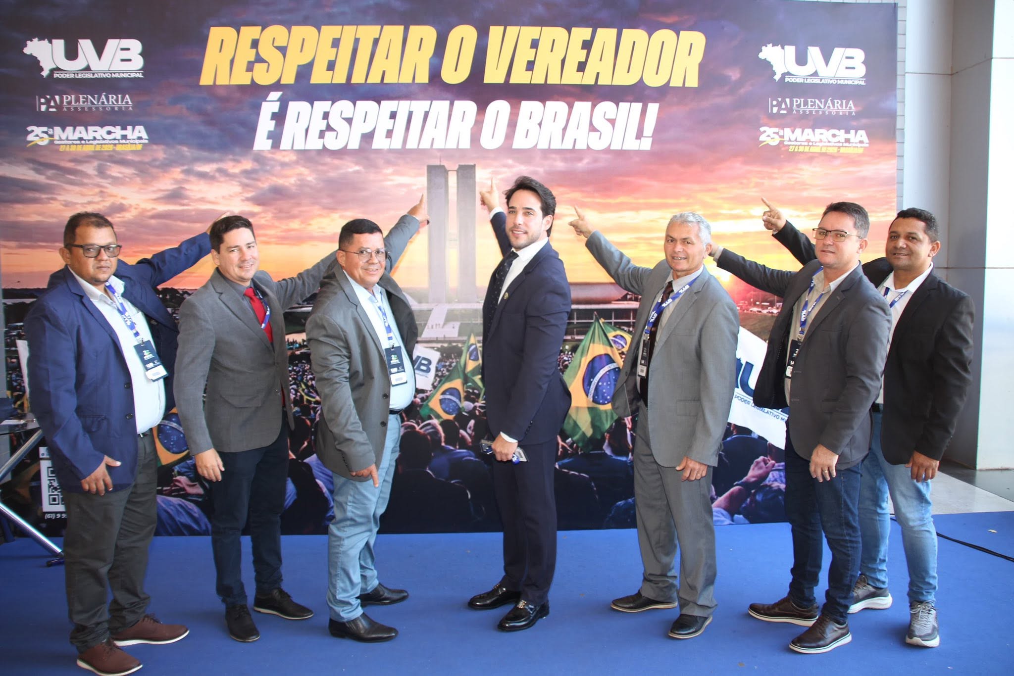 Comitiva de vereadores de Buriti dos Lopes participa da 25ª Marcha dos Gestores e Legislativos Municipais em Brasília