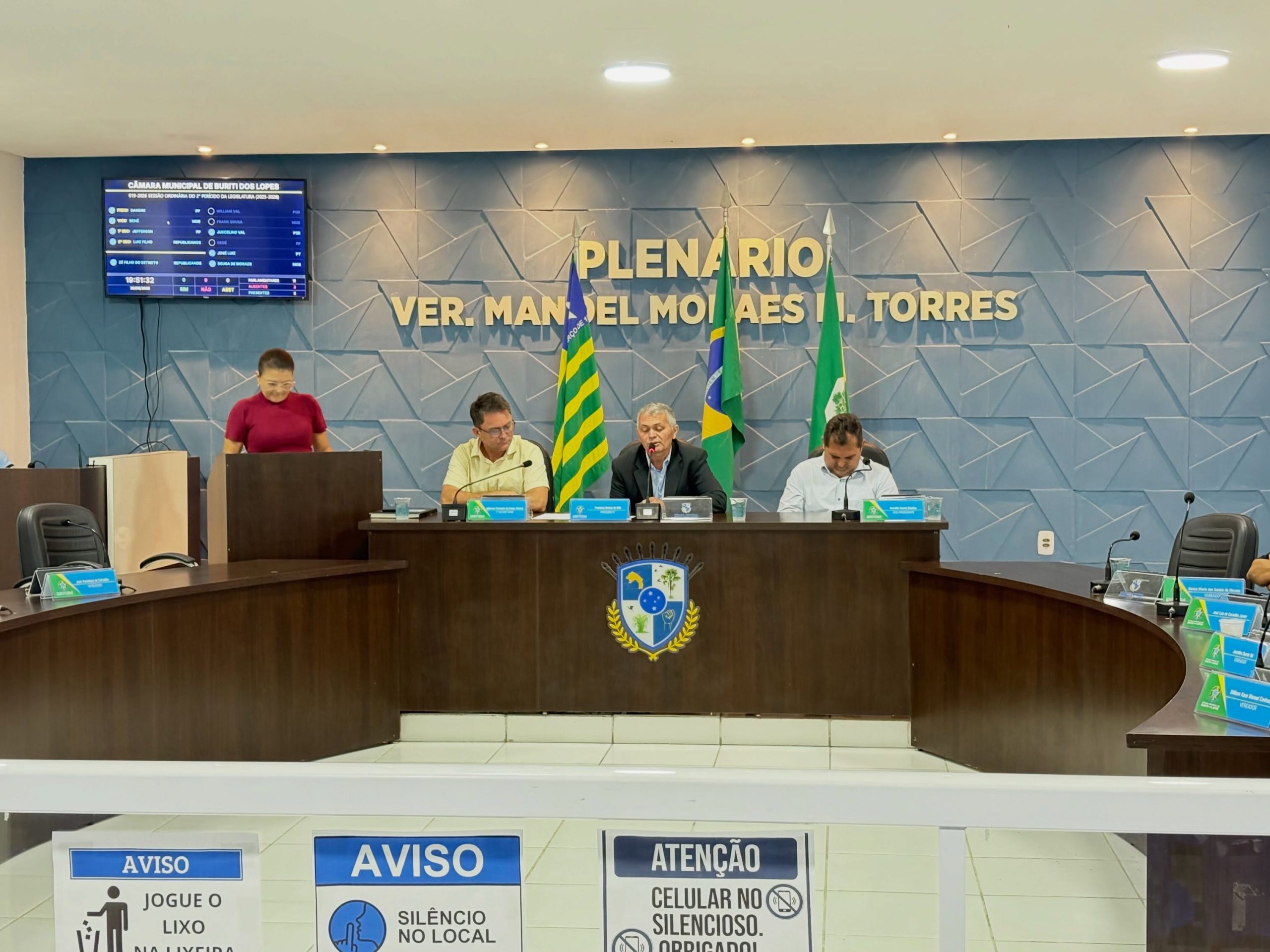 Câmara Municipal realiza a 19ª Sessão Ordinária de 2026